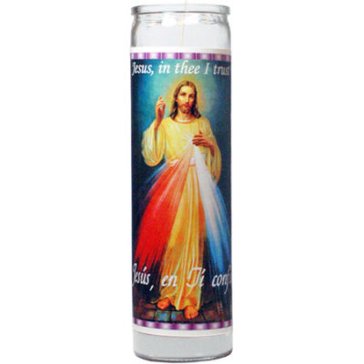 DAKAR VELADORA SCENTED JESUS EN TI CONFIO 1/12