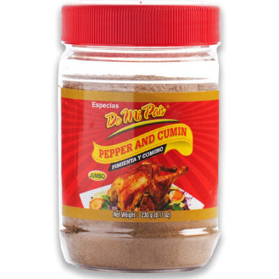 DE MI PAIS PIMIENTA Y COMINO JUMBO 6/8.11 OZ