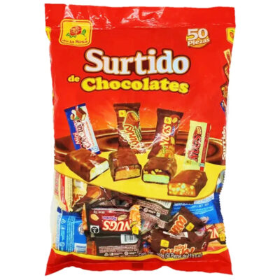 DE LA ROSA SURTIDO MINI CHOCOLATES 12/50