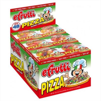 EFRUTTI GUMMI PIZZA DISPLAY 8/48