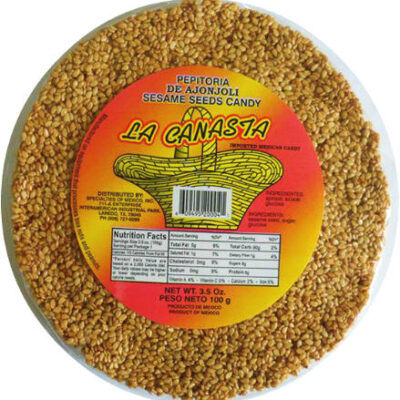 LA CANASTA PALANQUETA AJONJOLI 3.5 OZ 2/12