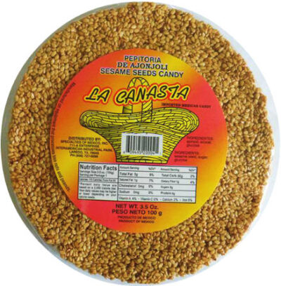 LA CANASTA PALANQUETA AJONJOLI 3.5 OZ 2/12