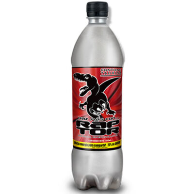 RAPTOR ENERGY DRINK PLASTICO 12/600 ML