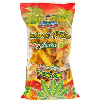 DELICIAS TRADICIONALES TAJADAS PLATANO CHILE Y LIMON 17/18 Oz