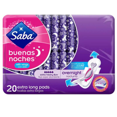 SABA EXTRA LONG OVERNIGHT 12/20 CT