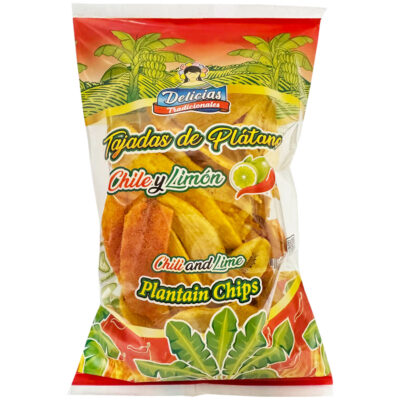 DELICIAS TRADICIONALES TAJADAS PLATANO CHILE Y LIMON 24/5.5 Oz